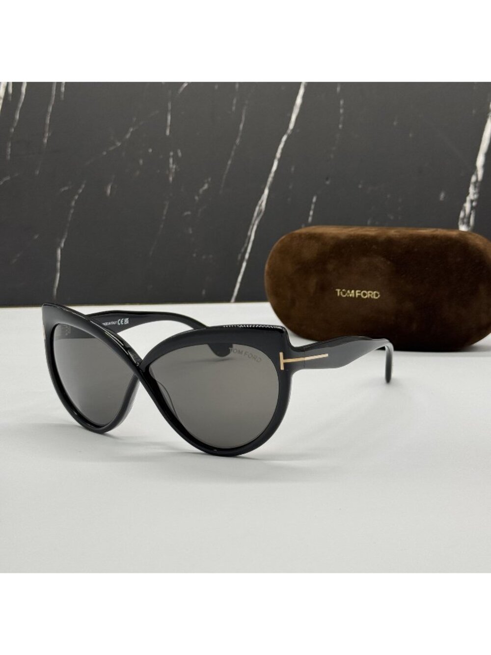 NEW TOM FORD BEATRICE TF1196 01A BLACK/GRAY WOMEN BUTTERFLY SUNGLASSES FT1196